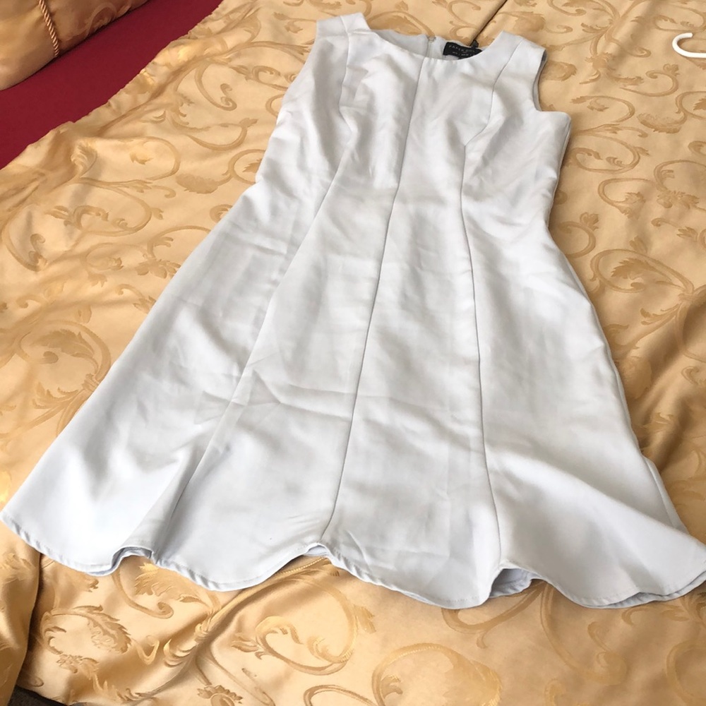Gray sleeveless dress